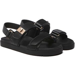 Women's Flat Sandals Adjustable Double Strap Slip on Sandals